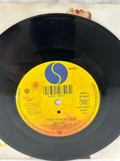 Madonna Vogue 7 inch Vinyl 1990