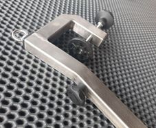 Transducer mount for large transducers , bended .