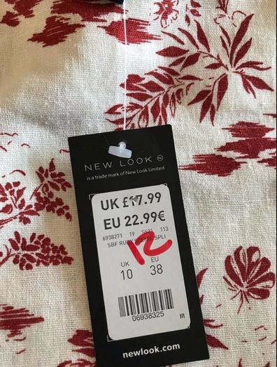 BNWT Ladies Linen Mix Skirt by New Look