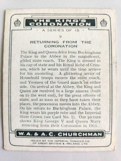 Churchman's Cigarette cards
