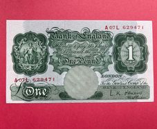 Great Britain. 1 Pound  1955  Pick 369  L.k . O Brian