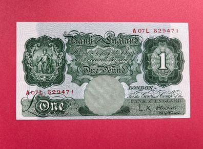 Great Britain. 1 Pound  1955  Pick 369  L.k . O Brian