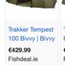 Trakker Tempest 100 bivvy with skullcap Image 5