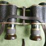WW1 British Army A. Kershaw and Sons 6x Prismatic Binoculars 1917 Broad Arrow + Leather Case Image 9