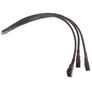 4pins 4-pins PMW fan connector. Power supply Y Splitter Adapter Cable 1 To 3 ways Free viewing Image 2