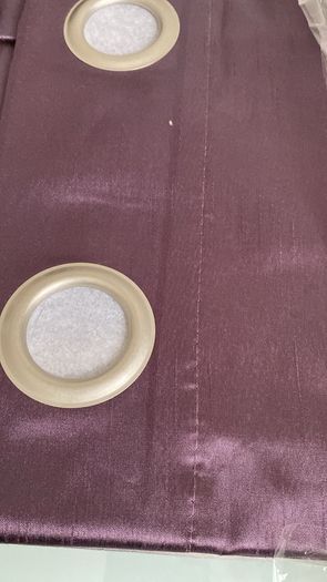 Faux Silk Eyelet Curtain BNWT