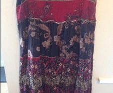 BNWOT Gorgeous Designer B.Young Boho Style Maxi Skirt Size 14