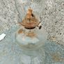 Vintage Original Eagle Glass Oil Lamp Image 3