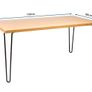Heals Brunel Oak Dining Table Image 4