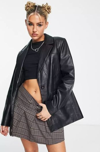 real leather jacket