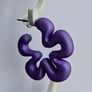 Lilac Silhouette Five Petal Flower Earrings Image 9