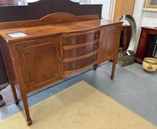 Vintage Bow Front Sideboard