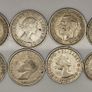 Australia Silver Mixed Dates Sixpence 6d and Threepence 3d Coin Lot x8 Image 3