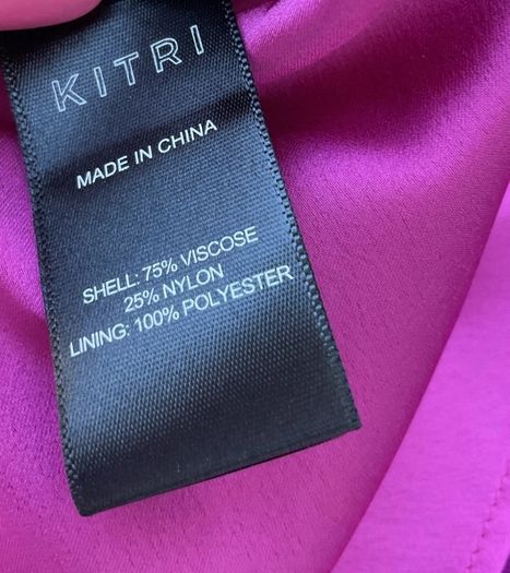 Magenta velvet Kitri Dress