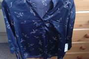 Zara basics blouse