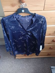 Zara basics blouse