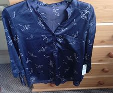 Zara basics blouse