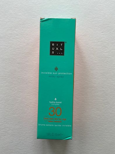 Rituals invisible sun protection milky spray spf30 50 ml