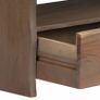 Coffee Table Solid Acacia Wood Live Edges 90x50x40 cm Grey Image 5