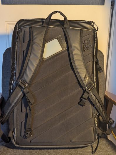 Rockrider Cross-Country Racing Travel Backpack (38L) - Decathlon Cycling & Travel Bag - Black