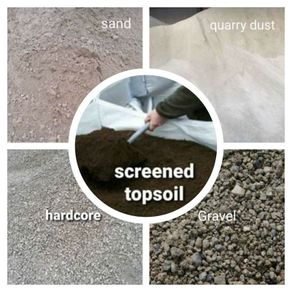 Hardcore 804 - Topsoil - Gravel - Sand  - Dust