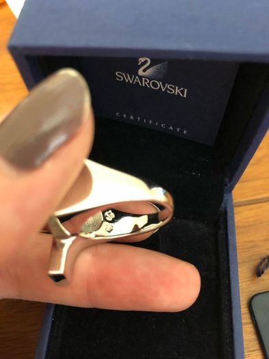 Brand new Swarovski silver ring