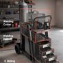 Heavy Duty Welding Cart with 4 Drawers and Gas Cylinder Storage Image 4
