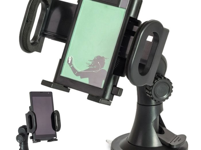 New Universal Car Windscreen Mobile Phone GPS Sat Nav Windshield Holder #1237
