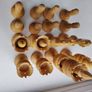 The Regency Company Lotus Flower Carved Chess pieces made of Sheesham Image 2