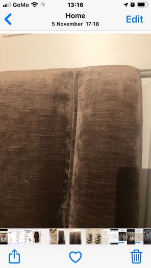 headboard double warm taupe rich velvet
