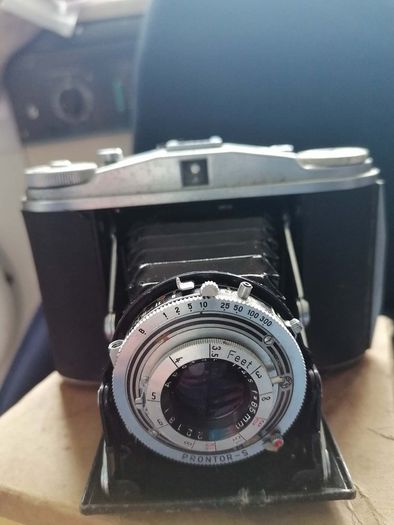 Vintage Agfa Isolette II 120 Folding Camera + Original Manual