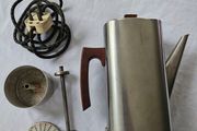 Vintage Russell Hobbs Model 3008 stainless steel coffee percolator