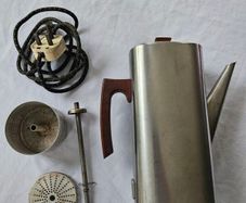 Vintage Russell Hobbs Model 3008 stainless steel coffee percolator
