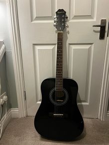 black guitar