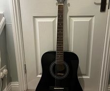 black guitar