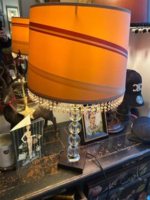 Laura Ashley Lamp, fab bauble base, great condition.