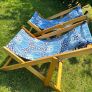 Paul Costelloe, designer deck chairs x2 Image 5