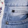 Peviani Blue Light Wash Moto Style Cargo Denim Jeans W30 L33 Image 8
