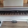 White Thomann piano Image 3