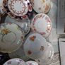 Mixed collection of china saucers Image 2