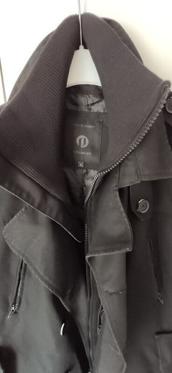 Jack & Jones Premium Collection Max Black Double Breasted Jacket Coat Size L