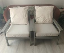 IKEA Bondholmen outdoor armchairs