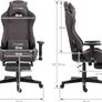 Gaming Chair,  Ergonomic Office Chair, Adjustable Swivel Chair, Racing Gamer Chair with Armrest, Headrest, Lumbar Cushion, Footrest, Desk Chair, Sports Seat, Executive Chair Image 3