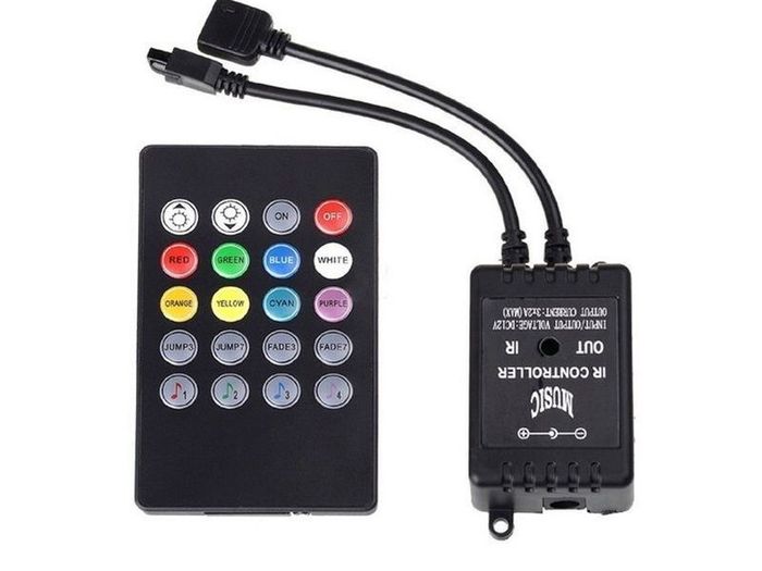 LED RGB Strip Sound Music Sensor Controller