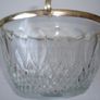 Vintage Clear Glass Punch Bowl Image 6
