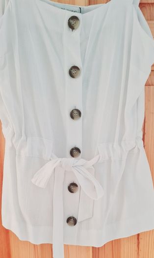 Linen Look Cotton Top