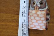 Wooden owl figurine