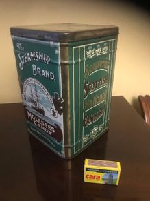 Vintage 'The Steamship Brand' Tin