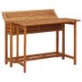 Balcony Planter Table with 2 Bistro Chairs Solid Acacia Wood Image 5