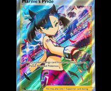 Marnie's Pride 171/172 Trainer Full Art Ultra Rare Holo Brilliant Stars SWSH Pokemon Card